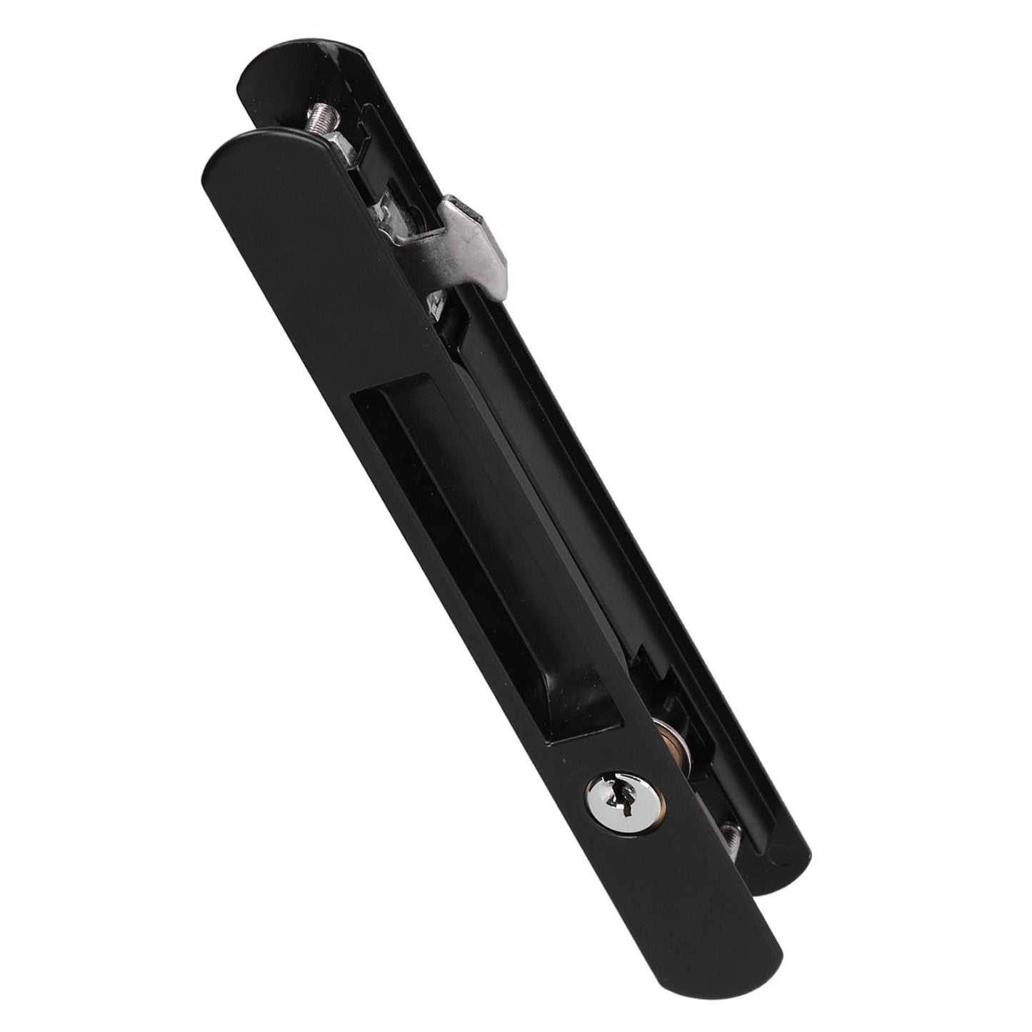 Sliding Door Lock Black Copper Zinc Alloy Lock Furniture Hardware for Balcony Door