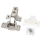 35mm Cabinet Hinge ShortArm Hydraulic FullOverlay Corner Hinge with Narrow Side Panels for Home