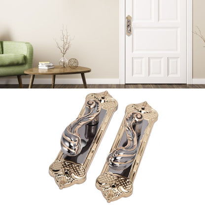 Door Handle Lock Silent Lock Bearing Safety Lever Handle Reversible Bedroom Door Lock