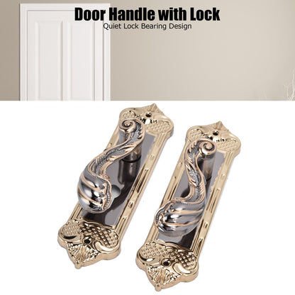Door Handle Lock Silent Lock Bearing Safety Lever Handle Reversible Bedroom Door Lock