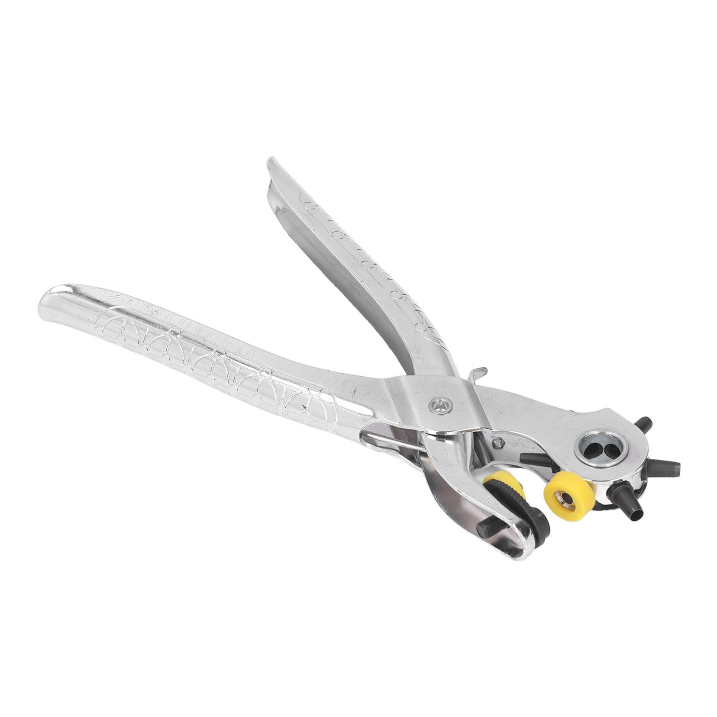 8in Belt Hole Puncher Stainless Steel Sturdy Durable Ergonomic Design Effort Saving Heat Treatment Leather Hole Punch