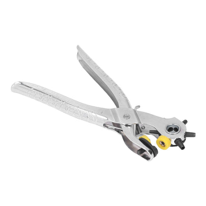 8in Belt Hole Puncher Stainless Steel Sturdy Durable Ergonomic Design Effort Saving Heat Treatment Leather Hole Punch