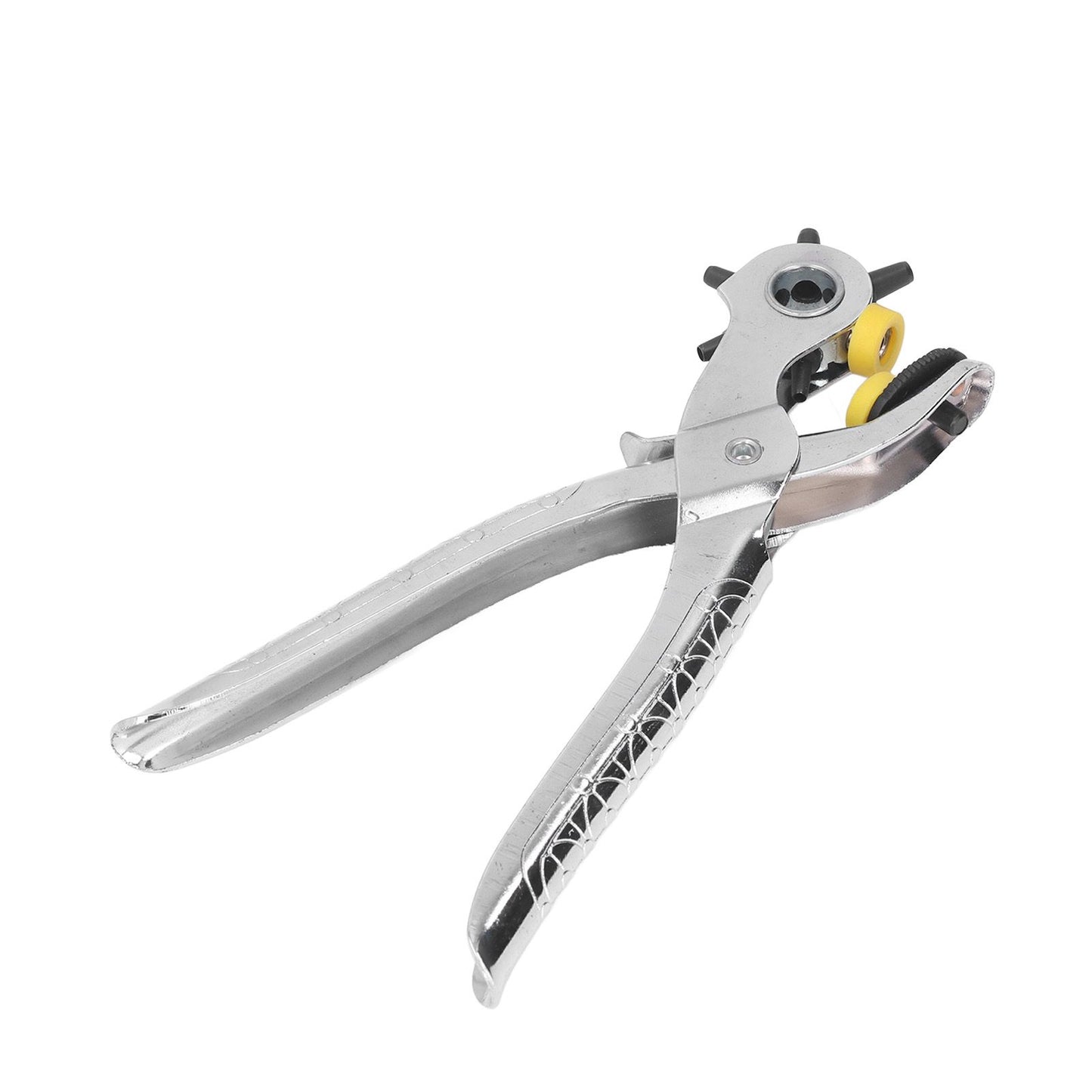 8in Belt Hole Puncher Stainless Steel Sturdy Durable Ergonomic Design Effort Saving Heat Treatment Leather Hole Punch