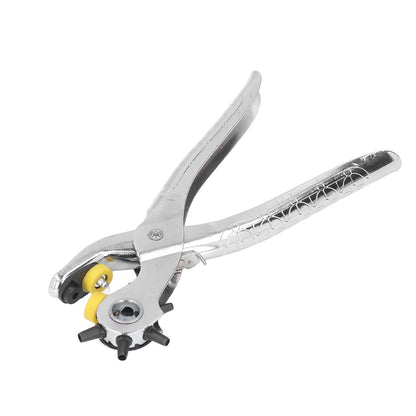 8in Belt Hole Puncher Stainless Steel Sturdy Durable Ergonomic Design Effort Saving Heat Treatment Leather Hole Punch