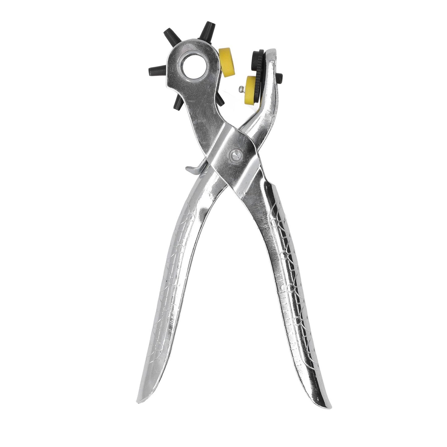 8in Belt Hole Puncher Stainless Steel Sturdy Durable Ergonomic Design Effort Saving Heat Treatment Leather Hole Punch