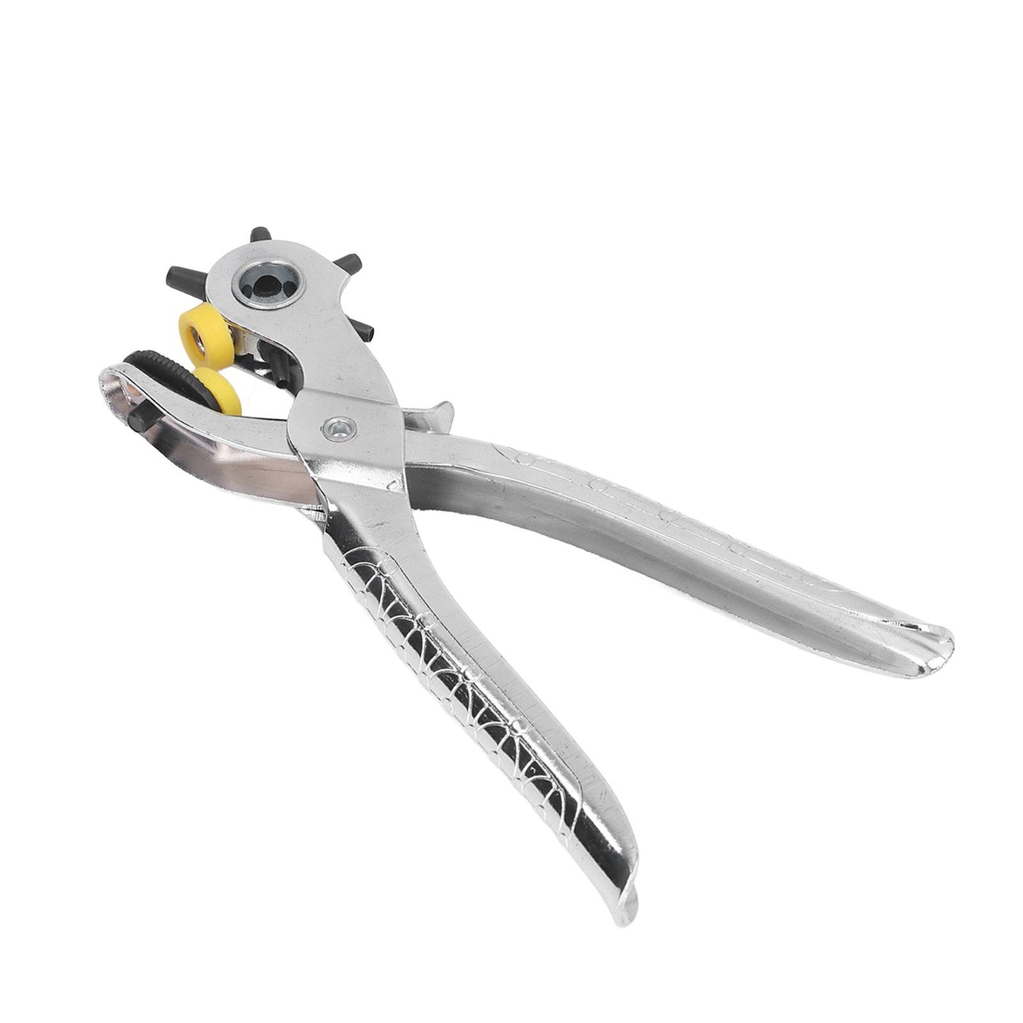 8in Belt Hole Puncher Stainless Steel Sturdy Durable Ergonomic Design Effort Saving Heat Treatment Leather Hole Punch