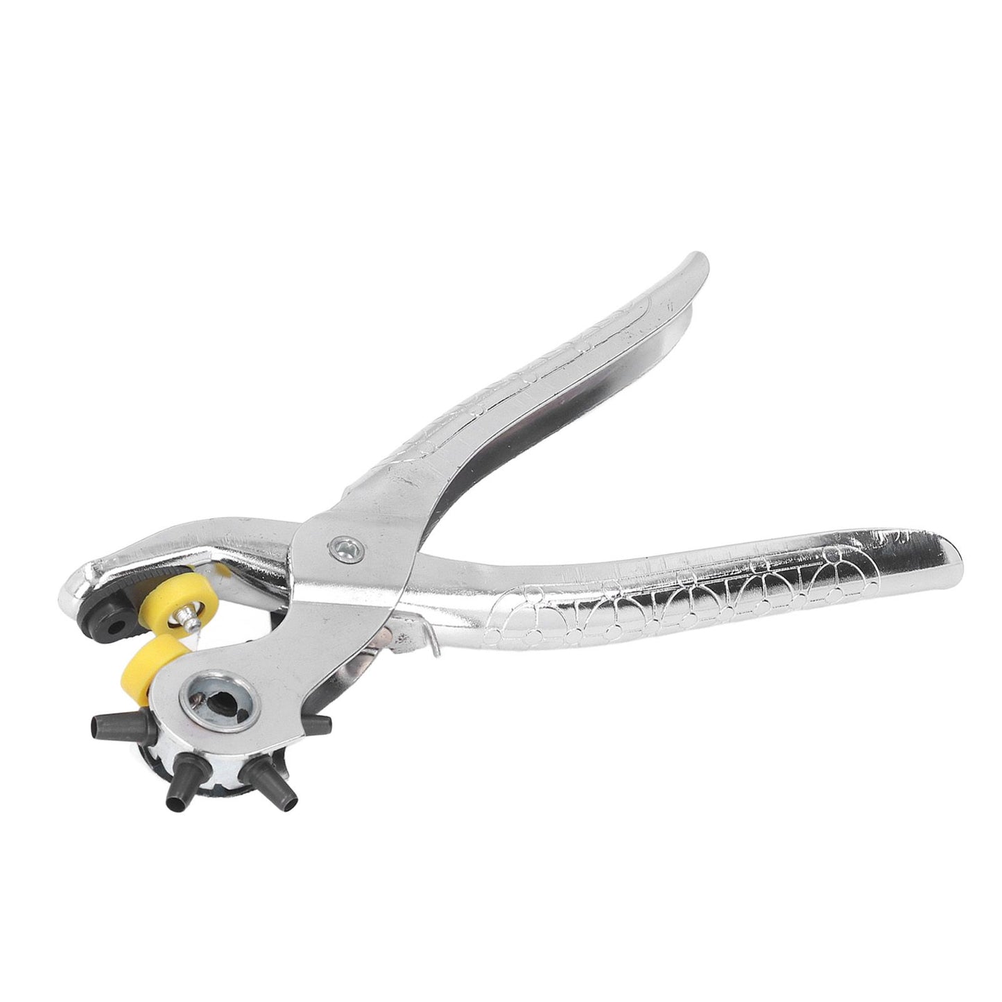 8in Belt Hole Puncher Stainless Steel Sturdy Durable Ergonomic Design Effort Saving Heat Treatment Leather Hole Punch