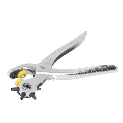 8in Belt Hole Puncher Stainless Steel Sturdy Durable Ergonomic Design Effort Saving Heat Treatment Leather Hole Punch