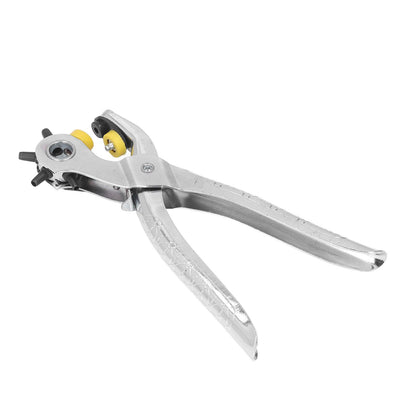 8in Belt Hole Puncher Stainless Steel Sturdy Durable Ergonomic Design Effort Saving Heat Treatment Leather Hole Punch
