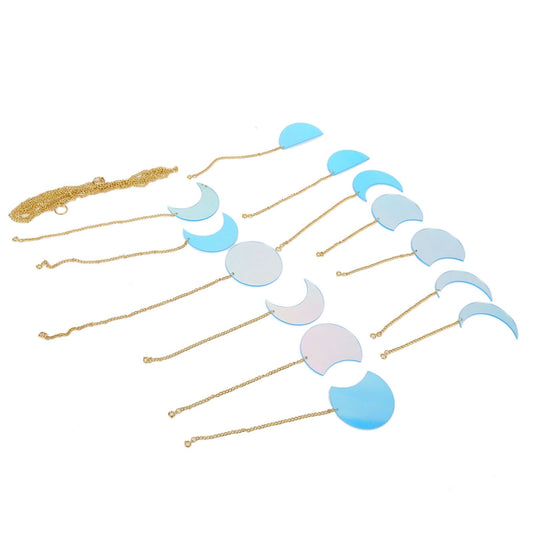 13PCS Moon Phase Wall Hanging Decor Banners Hanging Ornaments for Bedroom Home Office Nursery Wall Art
