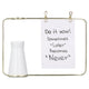 Metal Photo Frame Vase Decor Simple Elegant Design Nordic INS Style Hydroponic Vase for Bedrooms Study Rooms Offices