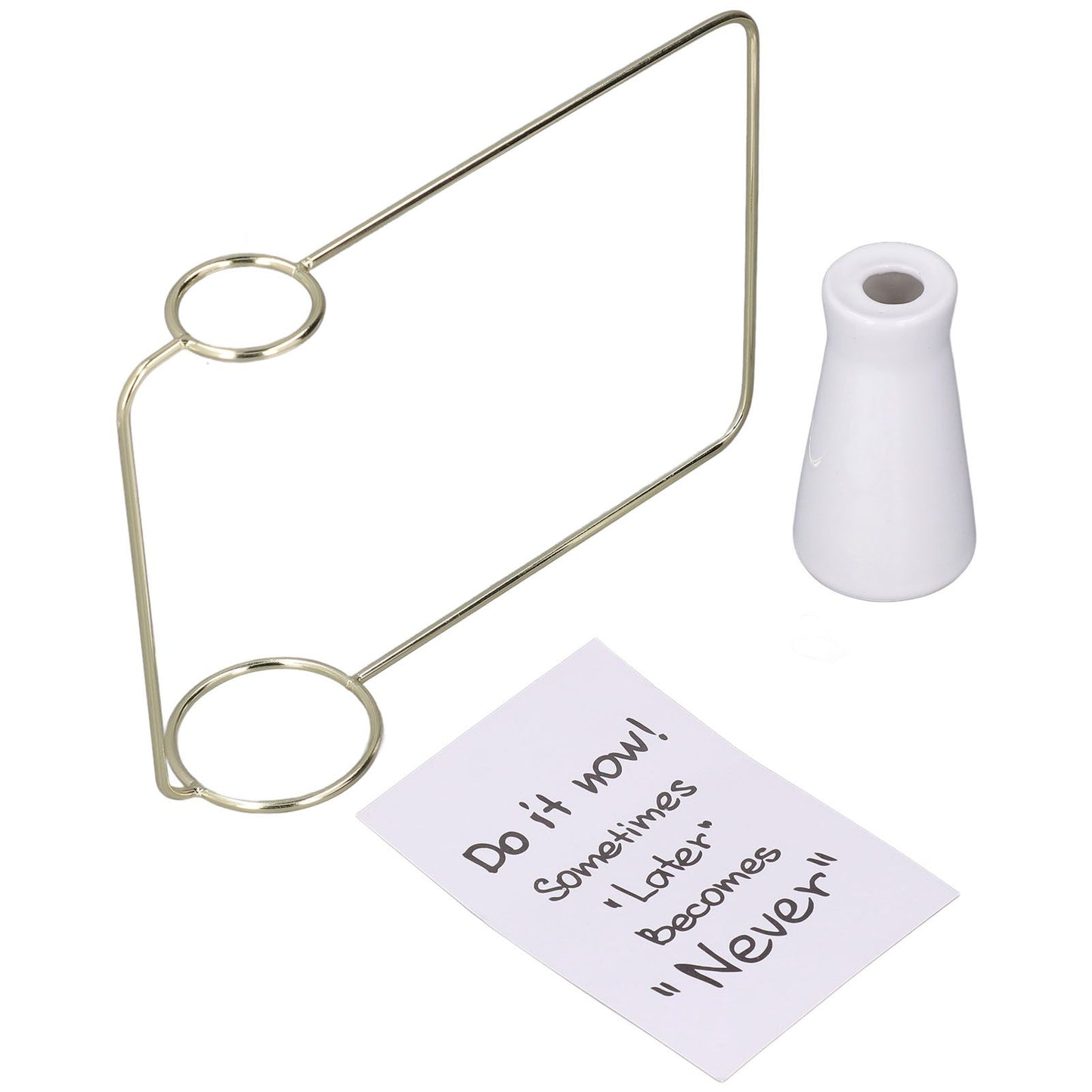 Metal Photo Frame Vase Decor Simple Elegant Design Nordic INS Style Hydroponic Vase for Bedrooms Study Rooms Offices