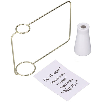 Metal Photo Frame Vase Decor Simple Elegant Design Nordic INS Style Hydroponic Vase for Bedrooms Study Rooms Offices