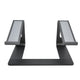 Aluminum Alloy Laptop Stand Portable Computer Stand Riser Desktop Metal Base Cooling Bracket Space Grey