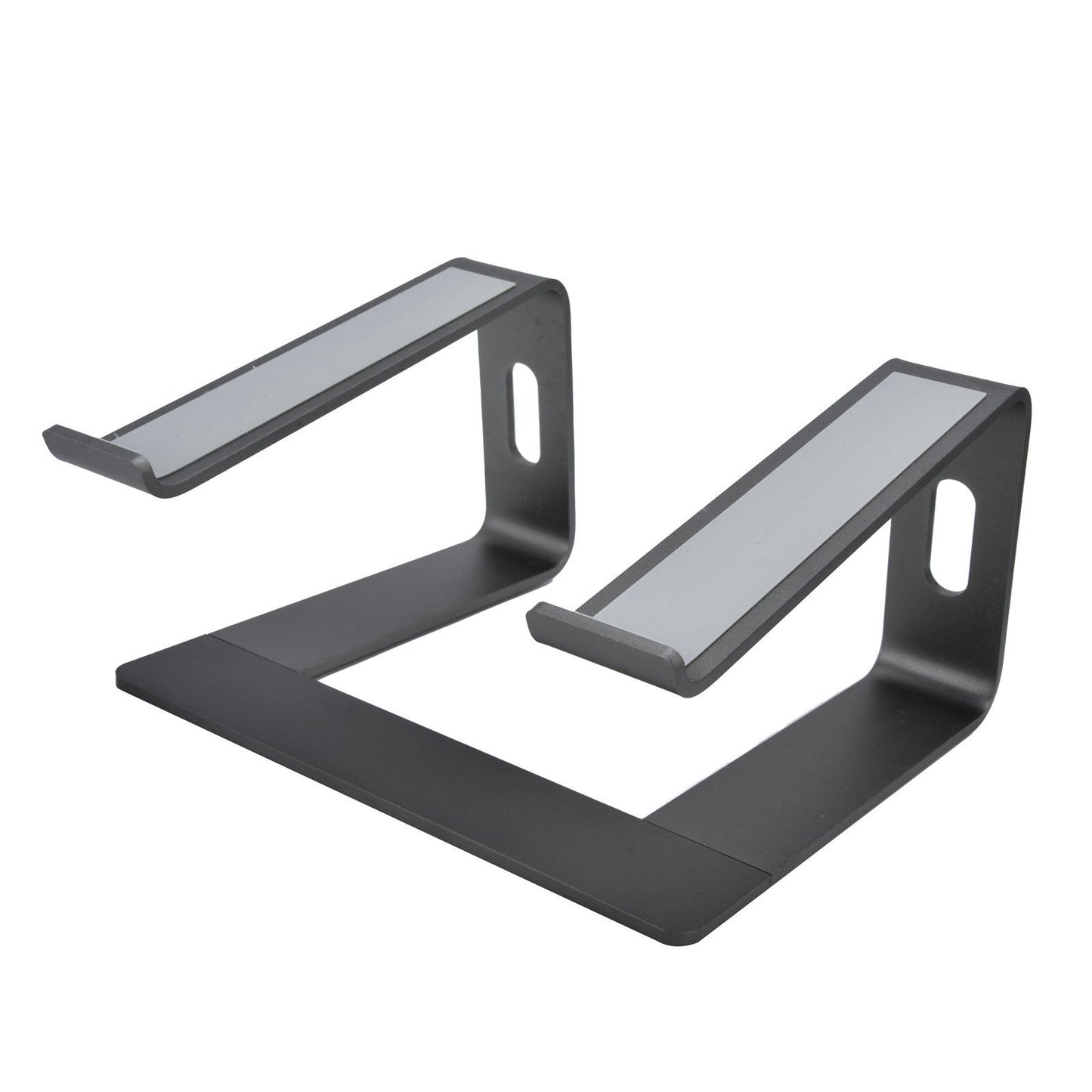 Aluminum Alloy Laptop Stand Portable Computer Stand Riser Desktop Metal Base Cooling Bracket Space Grey