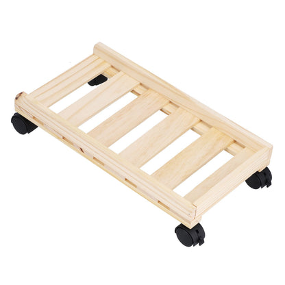 Mobile Computer Host Bracket Wooden CPU Stand with Good Heat Dissipation Performance for Office and Home
