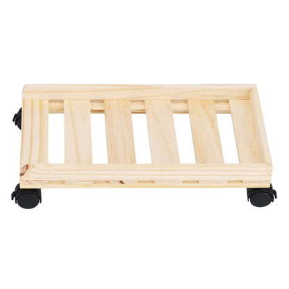 Mobile Computer Host Bracket Wooden CPU Stand with Good Heat Dissipation Performance for Office and Home