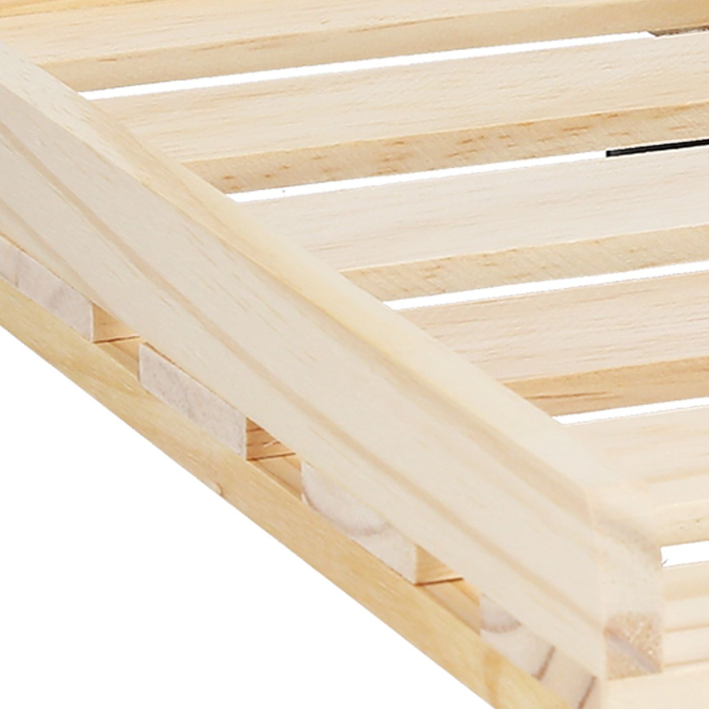 Mobile Computer Host Bracket Wooden CPU Stand with Good Heat Dissipation Performance for Office and Home