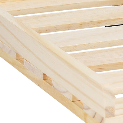 Mobile Computer Host Bracket Wooden CPU Stand with Good Heat Dissipation Performance for Office and Home