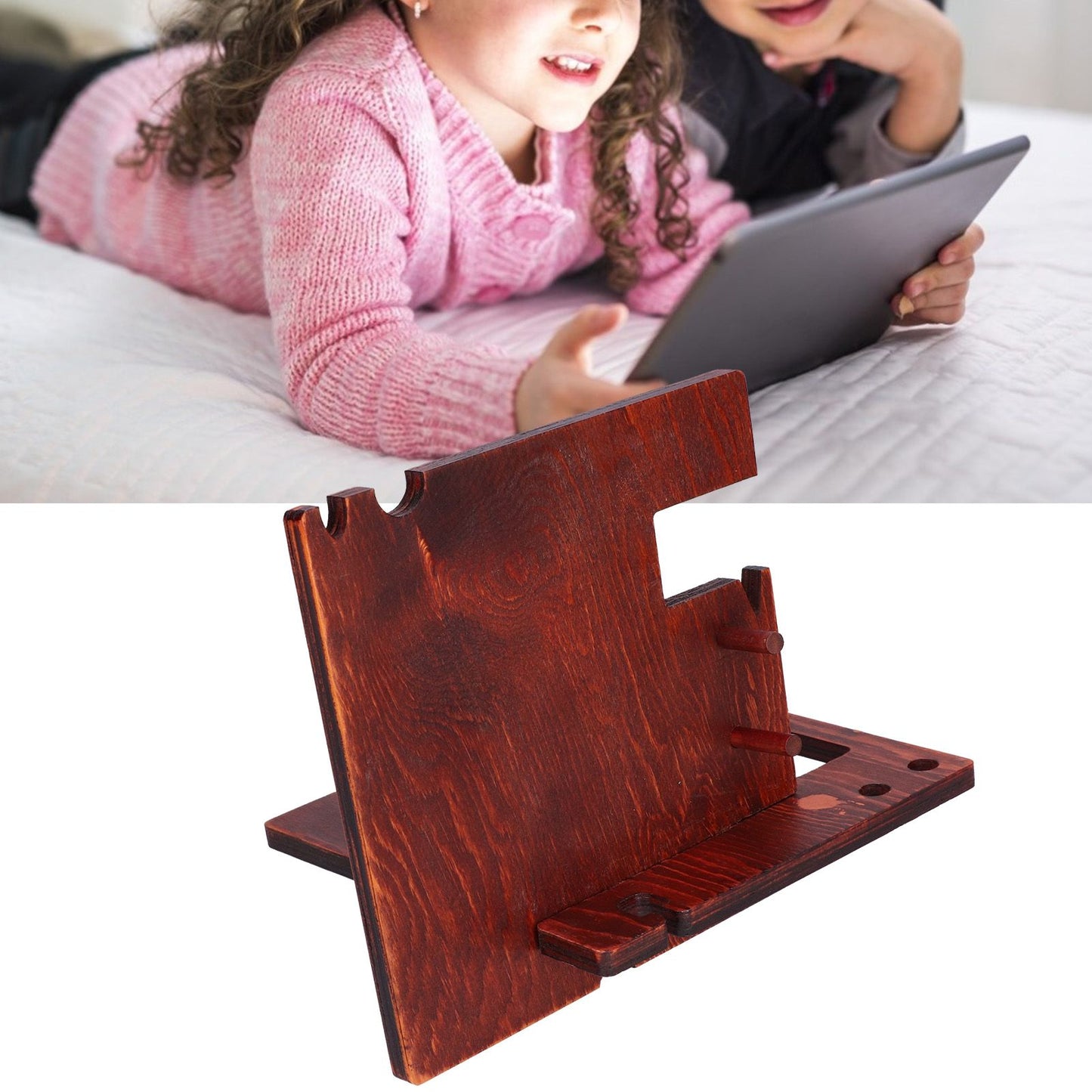 Desktop Phone Storage Bracket Tablet Stand Holder for Home Living Room Bedroom Study