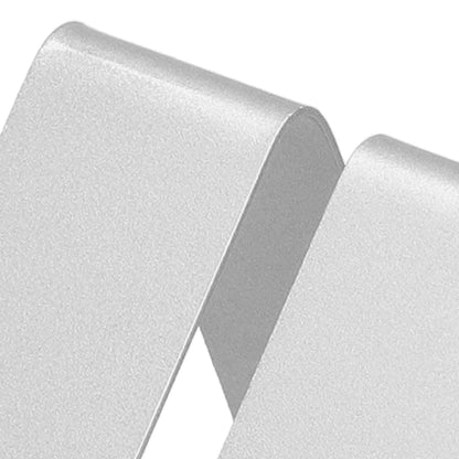 Cell Phone Holder Aluminum Alloy Lightweight and Portable Desk Phone Stand for Mobile Phones and TabletsSilver