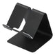 Cell Phone Holder Aluminum Alloy Lightweight and Portable Desk Phone Stand for Mobile Phones and TabletsBlack