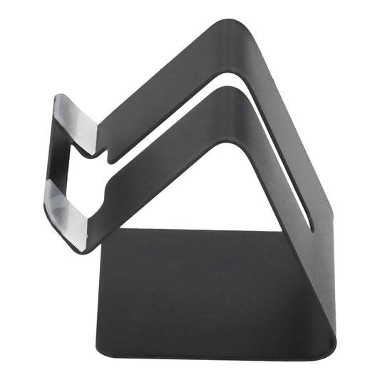 Cell Phone Holder Aluminum Alloy Lightweight and Portable Desk Phone Stand for Mobile Phones and TabletsBlack