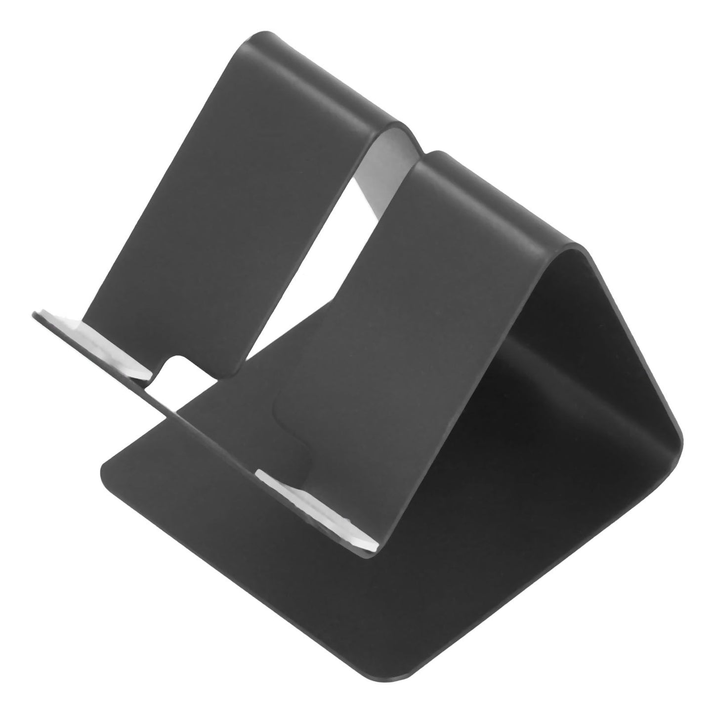 Cell Phone Holder Aluminum Alloy Lightweight and Portable Desk Phone Stand for Mobile Phones and TabletsBlack