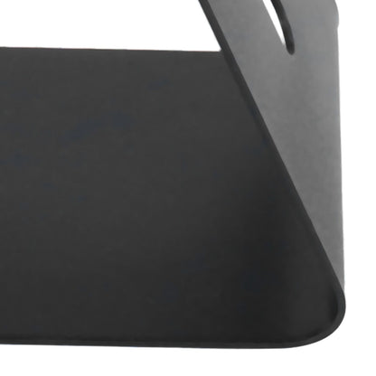 Cell Phone Holder Aluminum Alloy Lightweight and Portable Desk Phone Stand for Mobile Phones and TabletsBlack