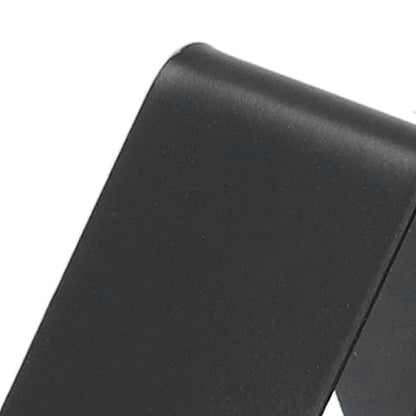 Cell Phone Holder Aluminum Alloy Lightweight and Portable Desk Phone Stand for Mobile Phones and TabletsBlack