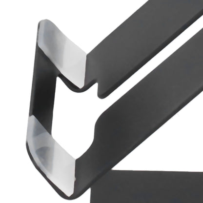 Cell Phone Holder Aluminum Alloy Lightweight and Portable Desk Phone Stand for Mobile Phones and TabletsBlack
