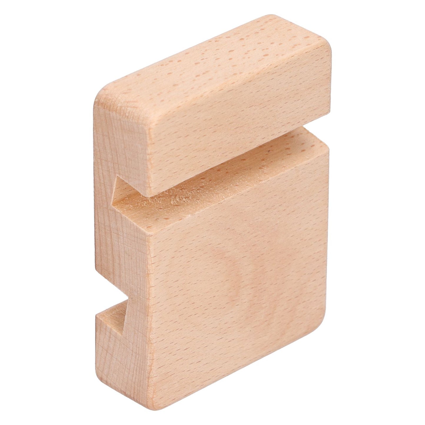Phone Stand Wooden Compact Durable Universal Simple Stylish Modern Phone Holder for Home OfficeSquare Double Slot