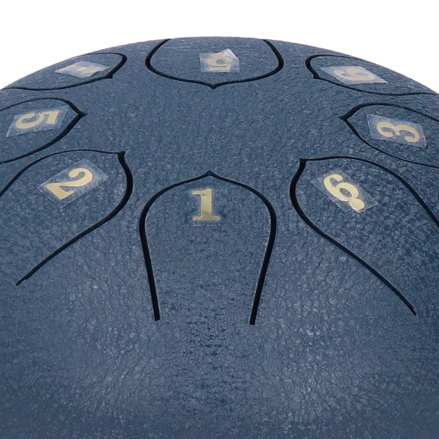 6in 8 Tones Tongue Drum with Mallets Music Book Musical Percussion Instruments for Meditation EntertainmentNavy Blue