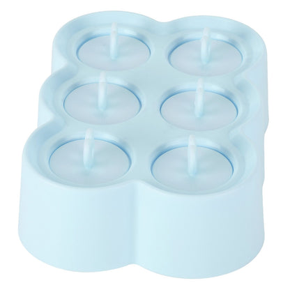 DIY Ice Cream Mold Innovative Household Ice Bar Mold for Home Summer Kitchen RestaurantBlue
