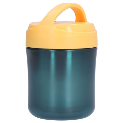 Insulated Food Jar 500ml 304 Stainless Steel Silicone Waterproof Keep Warm Lunch Box for SoupYellow