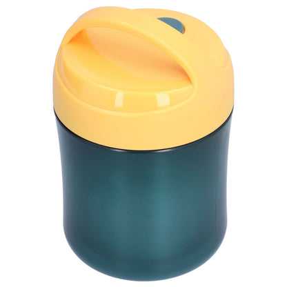 Insulated Food Jar 500ml 304 Stainless Steel Silicone Waterproof Keep Warm Lunch Box for SoupYellow