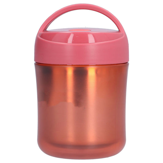 Insulated Food Jar 500ml 304 Stainless Steel Silicone Waterproof Keep Warm Lunch Box for SoupRed