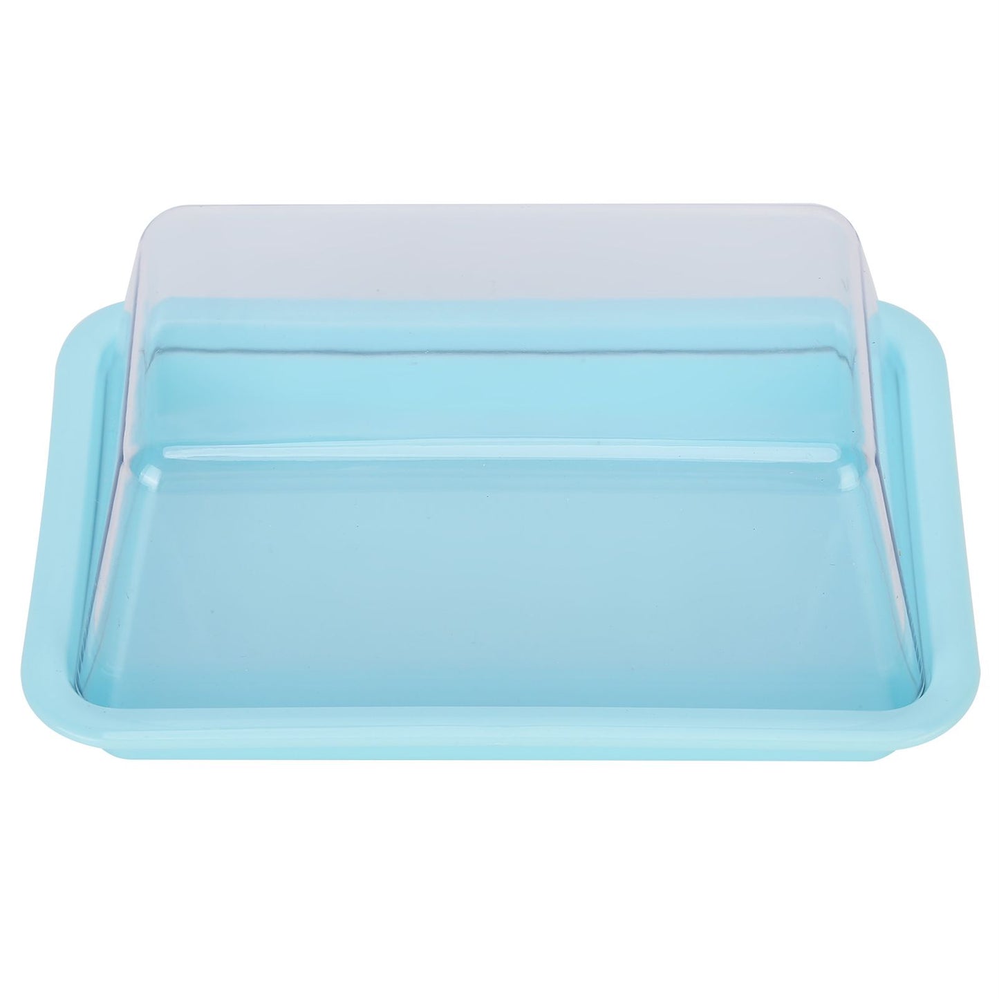 Rectangular Butter Cutting Box with Lid Portable Butter Storage Box for Home KitchenBlue