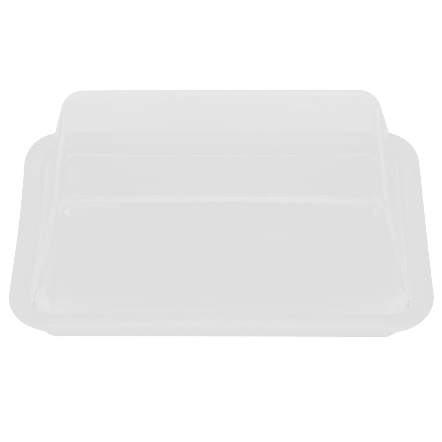 Rectangular Butter Cutting Box with Lid Portable Butter Storage Box for Home KitchenWhite