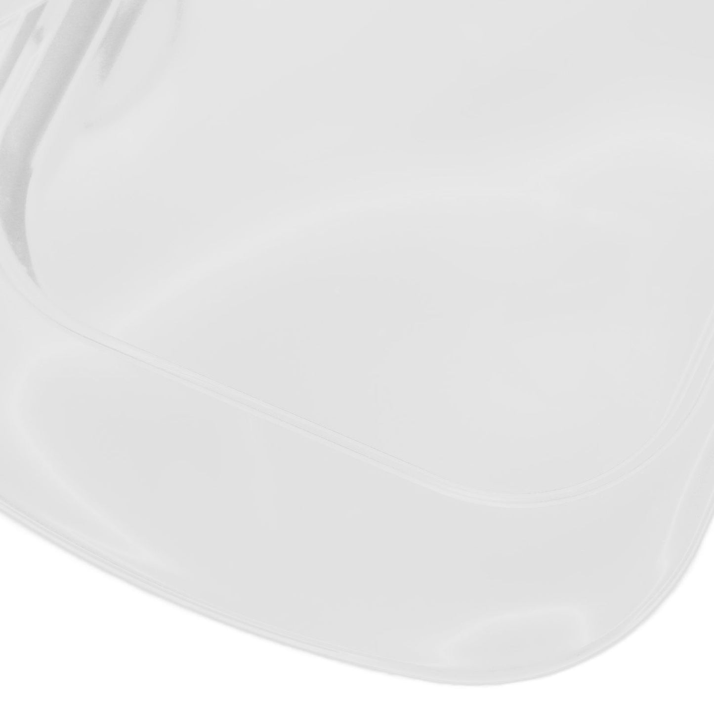 Wide Rectangular Butter Container with Lid Knife Portable Small Cheese Dish Holder Tray for Home KitchenWhite