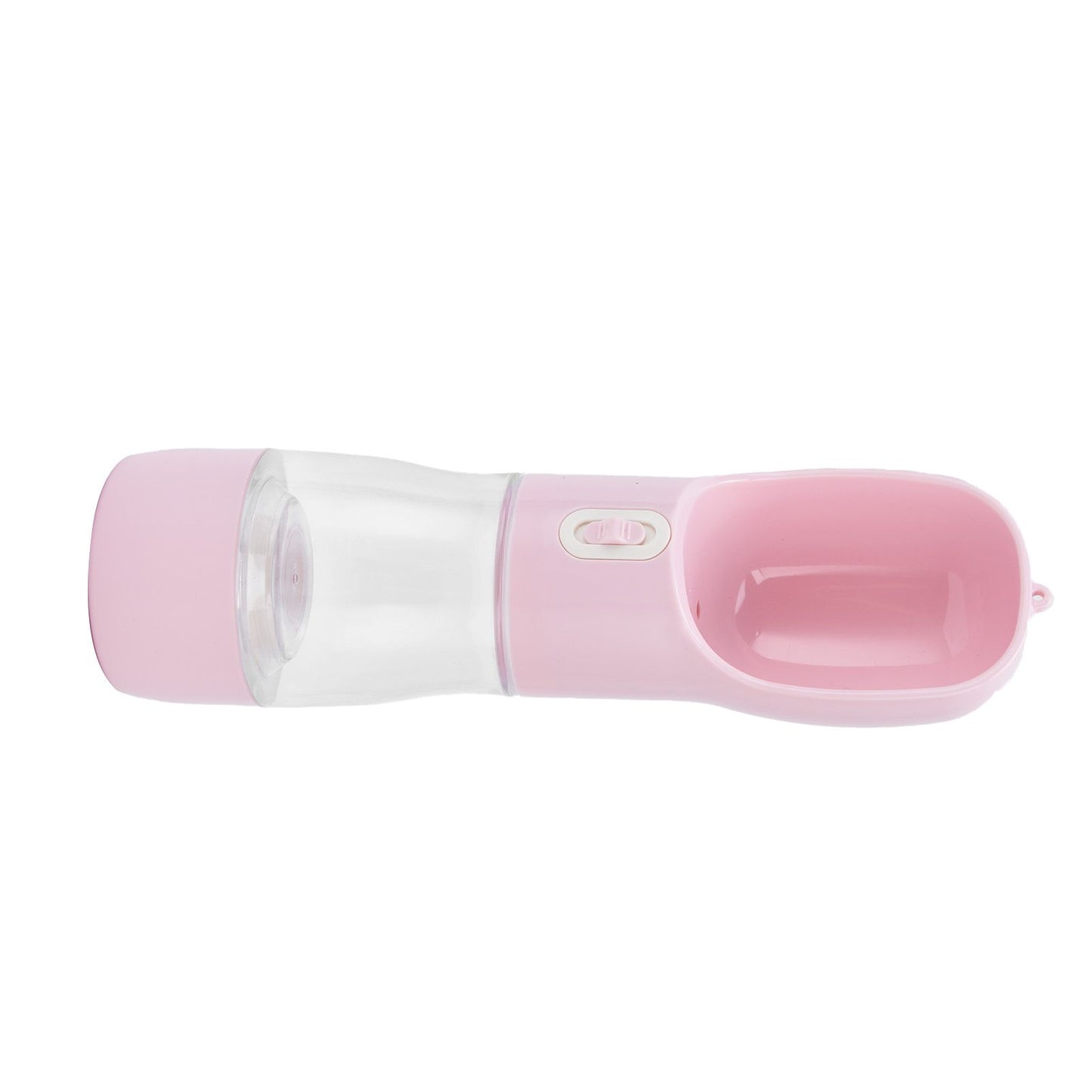 2 in 1 Pet Water Bottle Portable Anti Leakage Dog Food Bottler for Outdoor TravelingPink