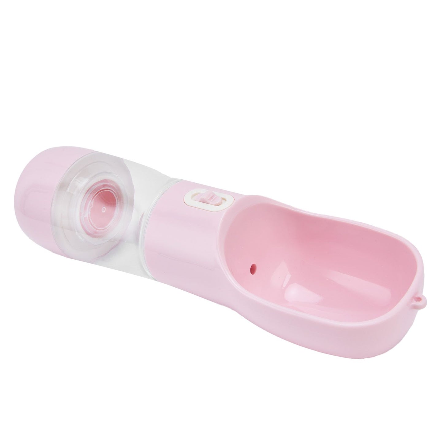 2 in 1 Pet Water Bottle Portable Anti Leakage Dog Food Bottler for Outdoor TravelingPink
