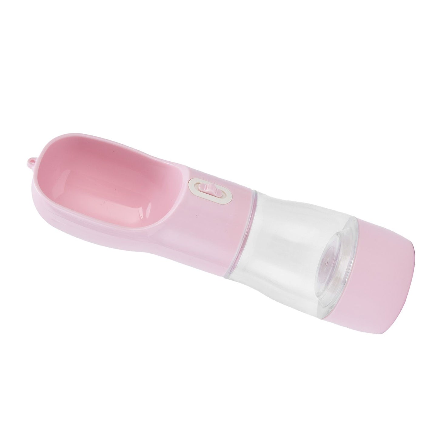 2 in 1 Pet Water Bottle Portable Anti Leakage Dog Food Bottler for Outdoor TravelingPink