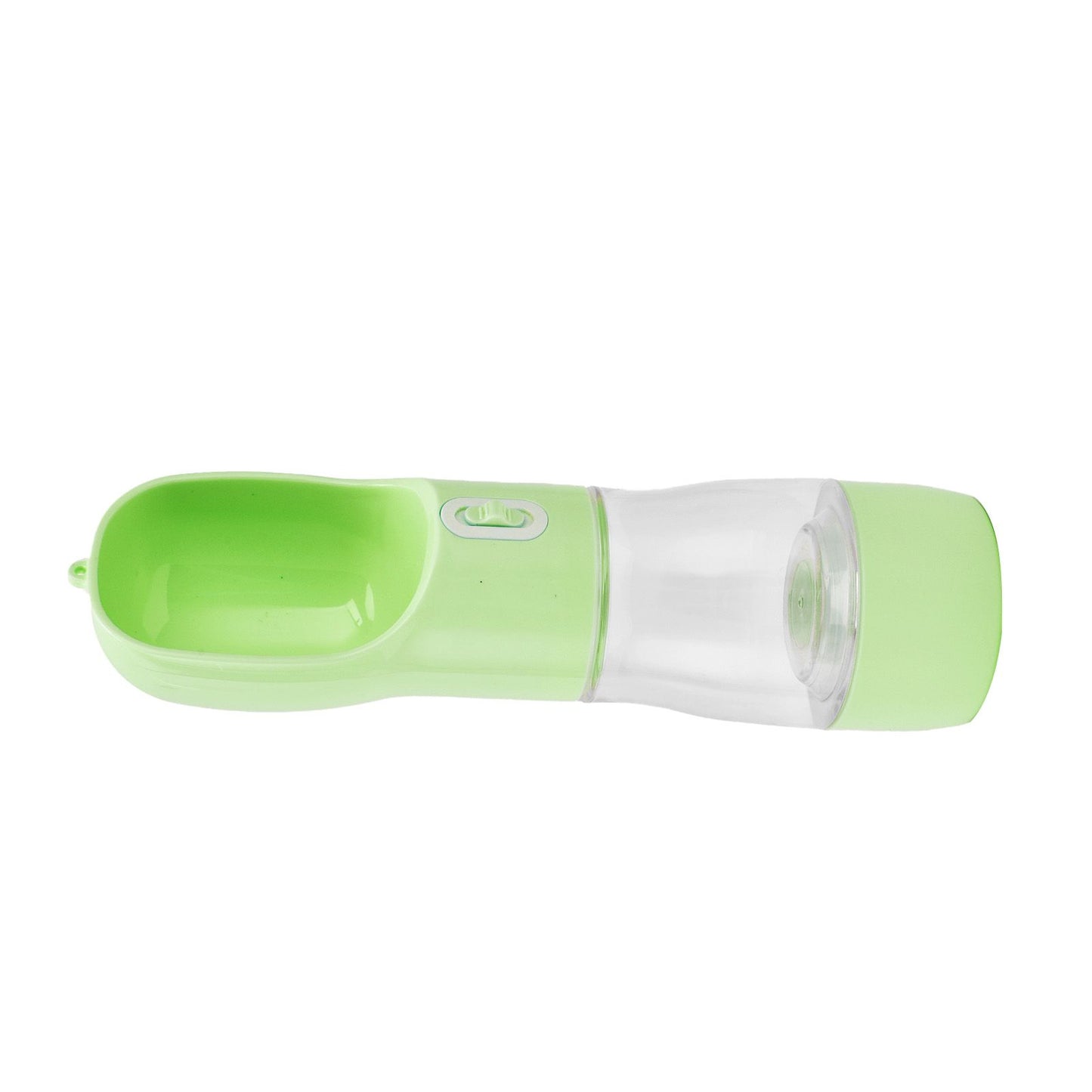 2 in 1 Pet Water Bottle Portable Anti Leakage Dog Food Bottler for Outdoor TravelingGreen