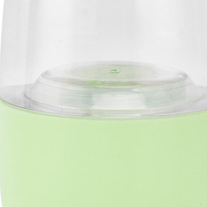 2 in 1 Pet Water Bottle Portable Anti Leakage Dog Food Bottler for Outdoor TravelingGreen