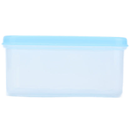 5Pcs Small Food Container Blue Heat Resistant Reusable Mini Airtight Multifunctional Food Box