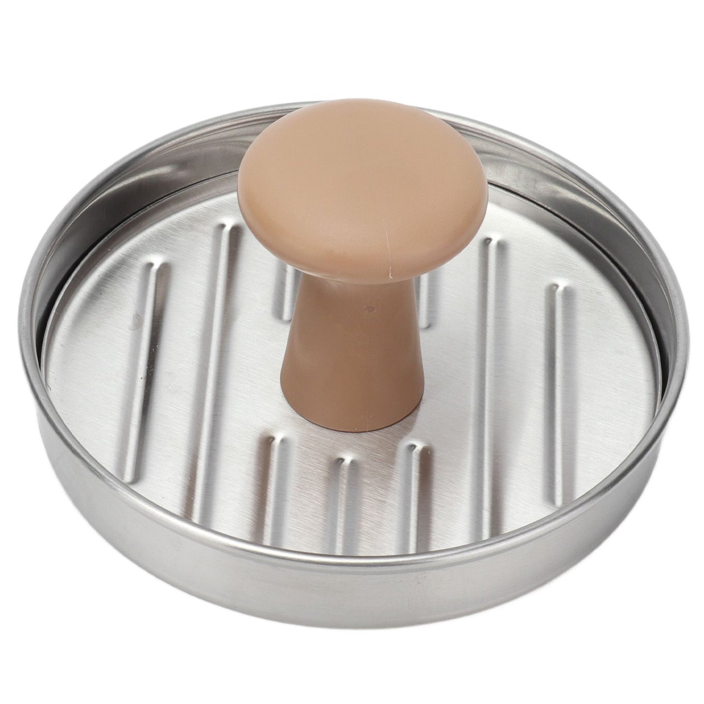 Hamburger Meat Press Stainless Steel Burger Making Tool with Plastic Handle Patty Maker Mold