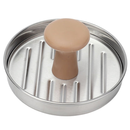 Hamburger Meat Press Stainless Steel Burger Making Tool with Plastic Handle Patty Maker Mold