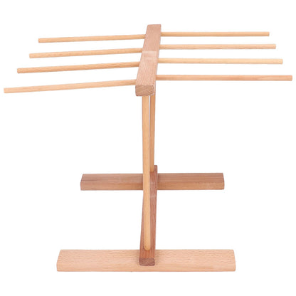 Wooden Noodle Drying Rack 15.4 X 8.7 X 11.8in Foldable Prevent Slipping Pasta Drying Rack for Home