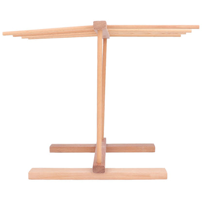 Wooden Noodle Drying Rack 15.4 X 8.7 X 11.8in Foldable Prevent Slipping Pasta Drying Rack for Home